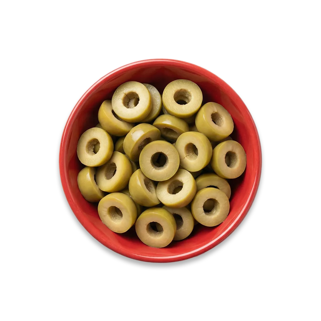 Aceitunas verdes en rodaja 150grs