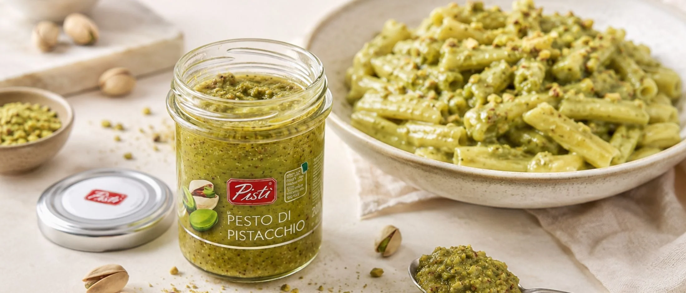 Pesto di Pistacchio Pisti 200gr - Imagen 2